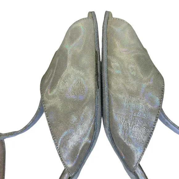 WERNER KERN Dance shoes Latin Ballroom iridescent Snake Leather UK 8/US 10 EUC