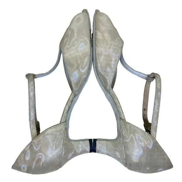 WERNER KERN Dance shoes Latin Ballroom iridescent Snake Leather UK 8/US 10 EUC