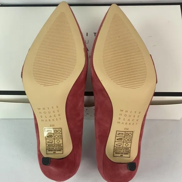 WHBM Hayden Fire Quartz high heels 6