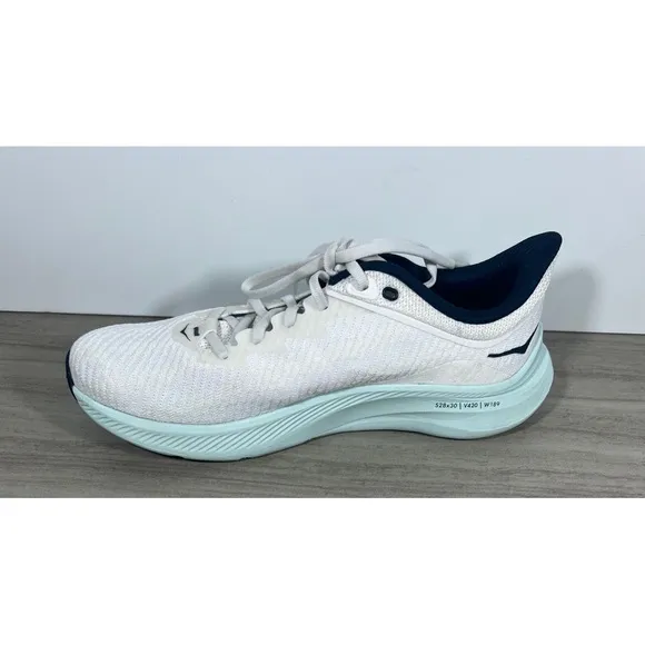 Women Hoka One One Solimar Blanc De Blanc Running Shoes Sneakers Size 8