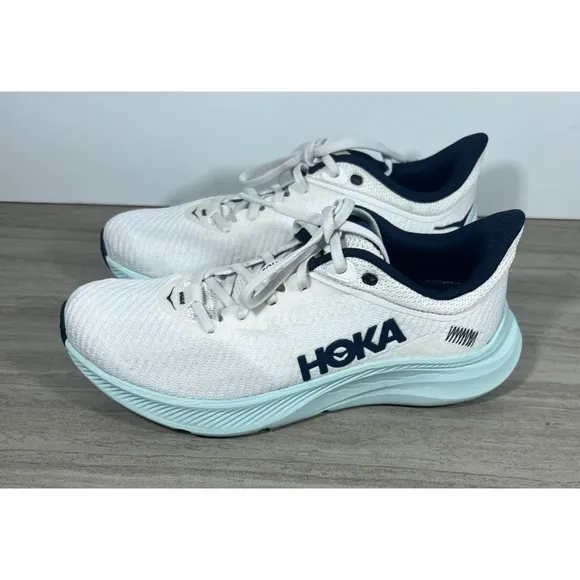 Women Hoka One One Solimar Blanc De Blanc Running Shoes Sneakers Size 8