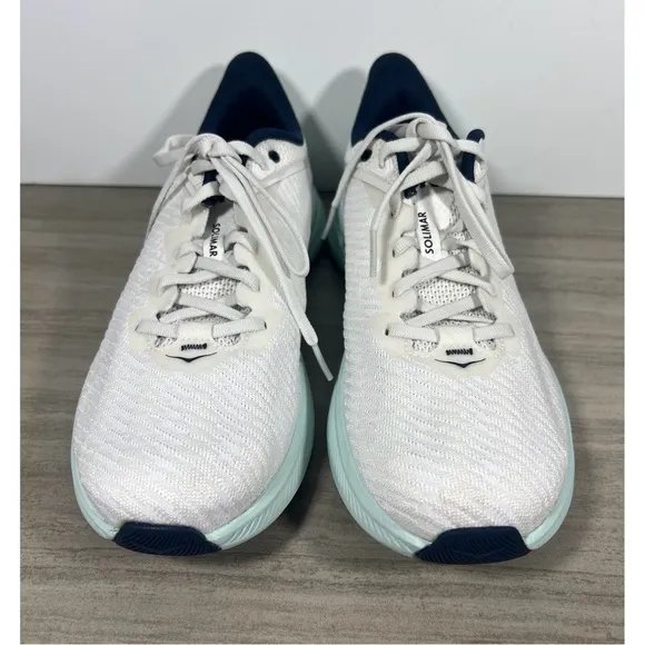 Women Hoka One One Solimar Blanc De Blanc Running Shoes Sneakers Size 8