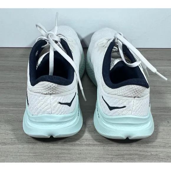 Women Hoka One One Solimar Blanc De Blanc Running Shoes Sneakers Size 8