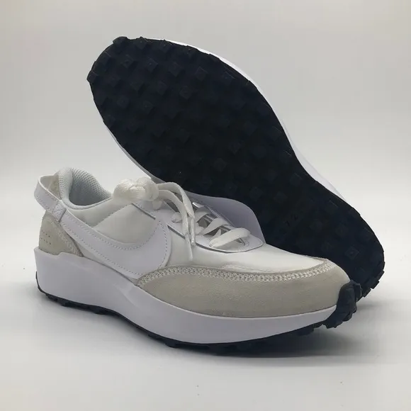 Women Nike Waffle Debut Athletic/Lifestyle Shoes Sneakers White/Black DH9523-100