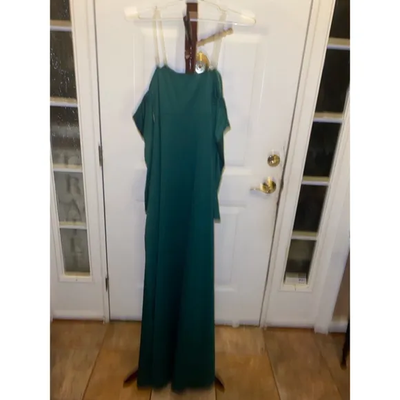 Women's boutique Maxi Dress Size S Green