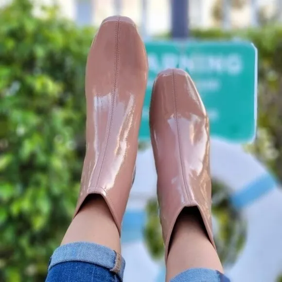 Women's‎ Camel PAT Ankle Square Toe Booties