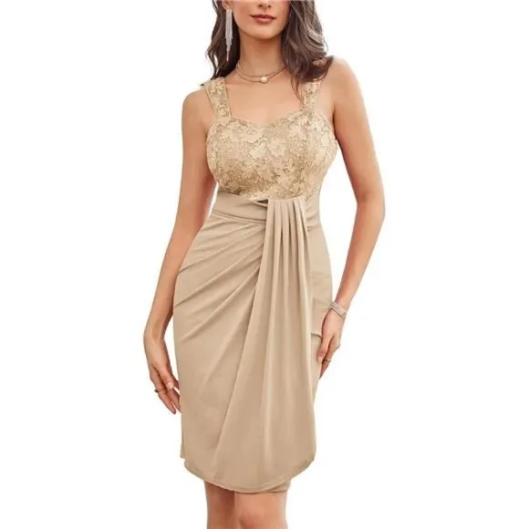 Women's Dress for Cocktail Pary Club Champagne