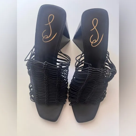 Women’s Elegant Sam Edelman Black Woven Heels