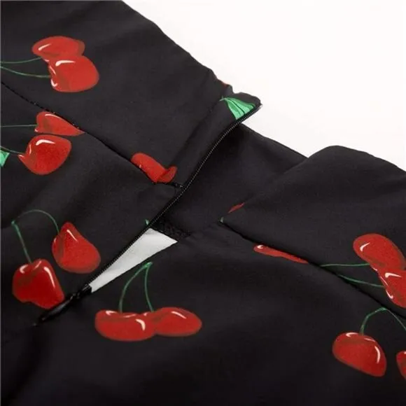 Women's High Waist A-Line Pockets Skirt Skater Flared Midi Skirt