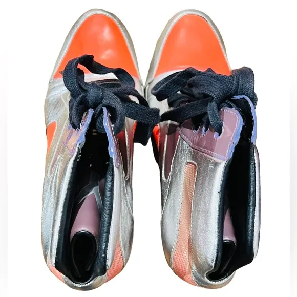 Y-3 Yohji Yamamoto Adidas 2010 Collection Lace up Cushion Wedge Shoes Size 8.5