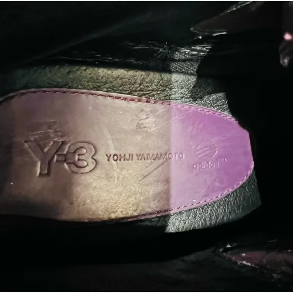 Y-3 Yohji Yamamoto Adidas 2010 Collection Lace up Cushion Wedge Shoes Size 8.5