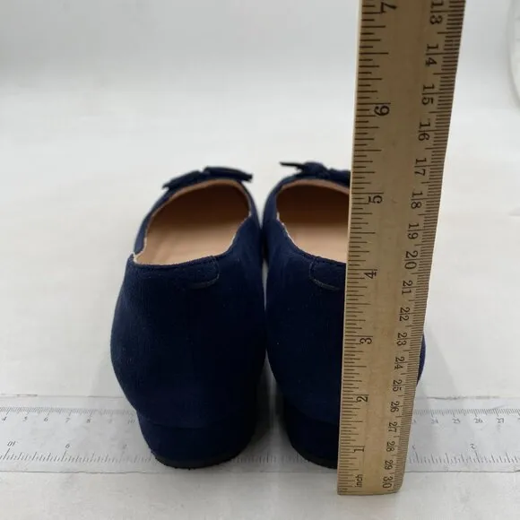 YDN Women Chunky Block Low Heel Loafers Square Toe Tassel Fringed Pumps