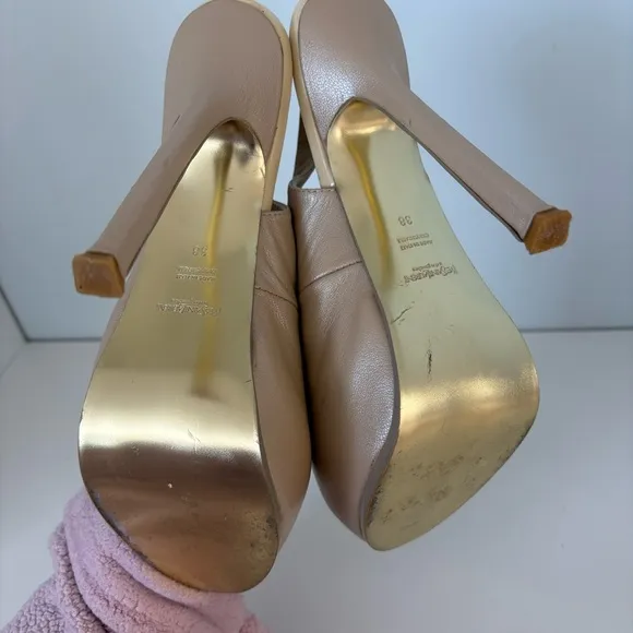 YSL $795 Tribtoo 105 Slingbac Heels ◻️ 38