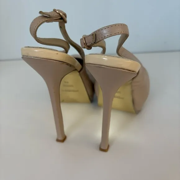 YSL $795 Tribtoo 105 Slingbac Heels ◻️ 38