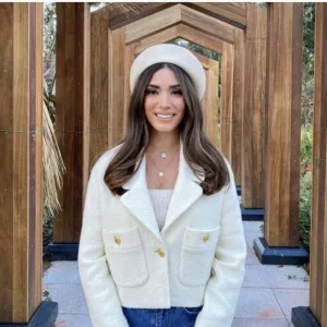 Zara * Cropped Textured Blazer Coat
