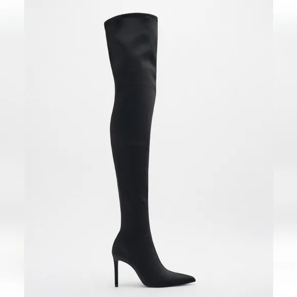 Zara * heeled over the knee boots size 7.5