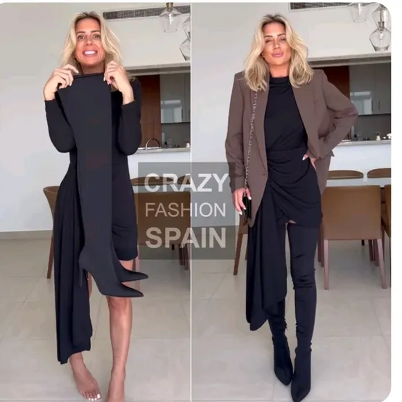 Zara * heeled over the knee boots size 7.5