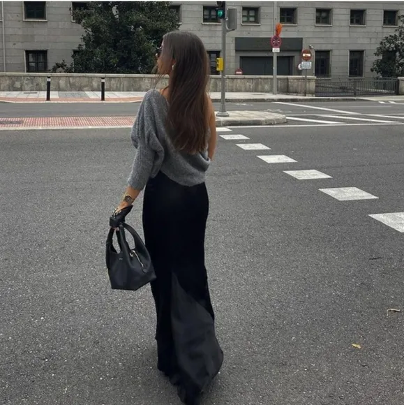 Zara  Knit Sweater Bolero Grey