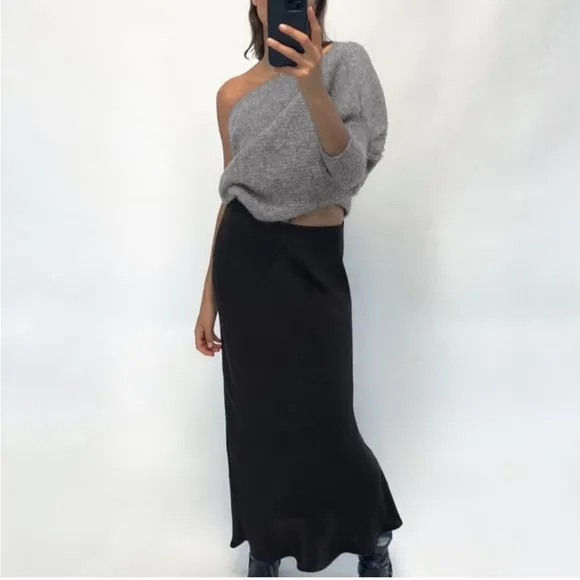 Zara  Knit Sweater Bolero Grey