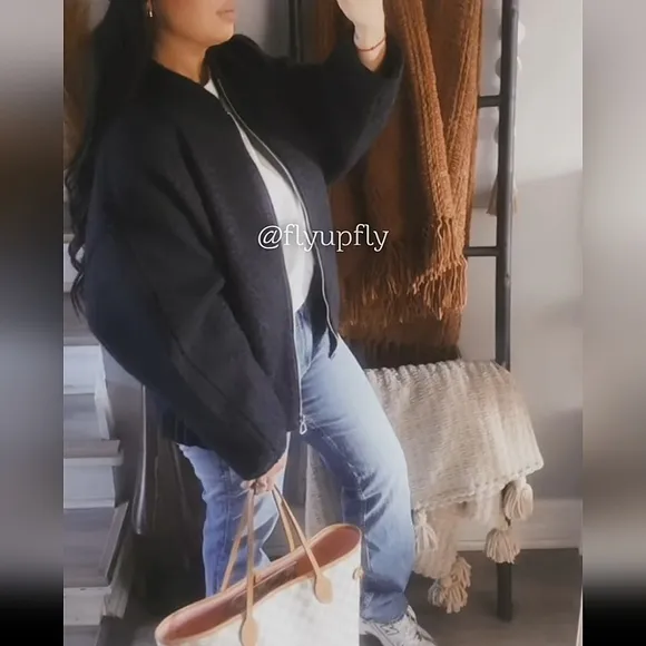 Zara * oversized bomber jacket