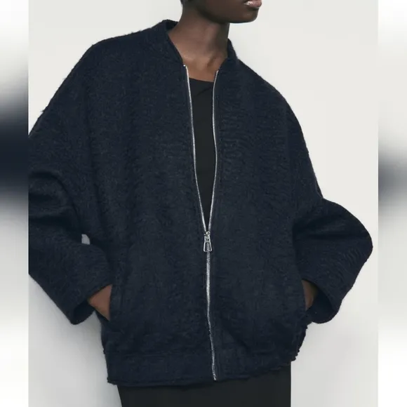 Zara * oversized bomber jacket
