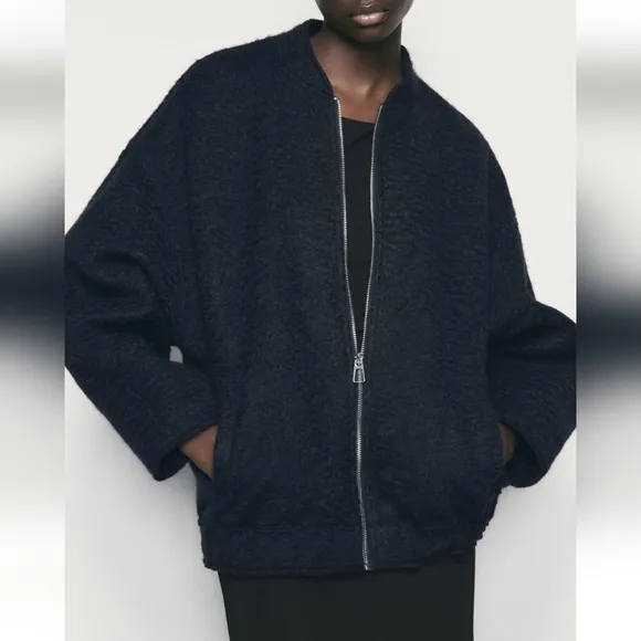 Zara * oversized bomber jacket