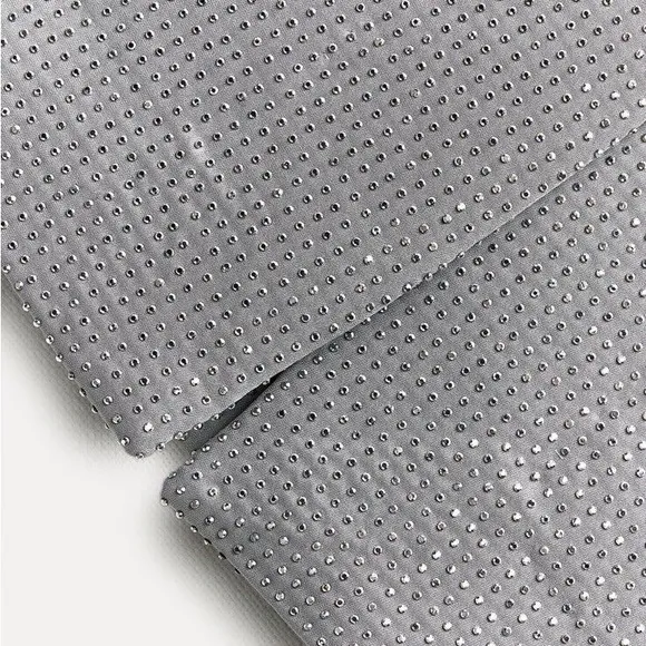 Zara Rhinestone Midi Pencil Skirt