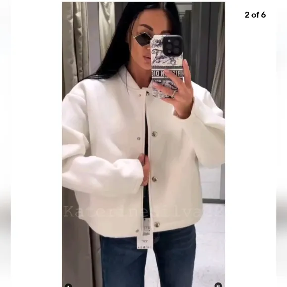 Zara  Soft Bomber Jacket  Size XXL
