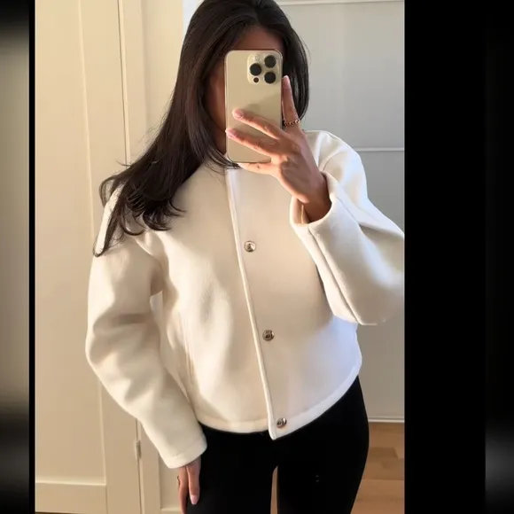 Zara  Soft Bomber Jacket  Size XXL