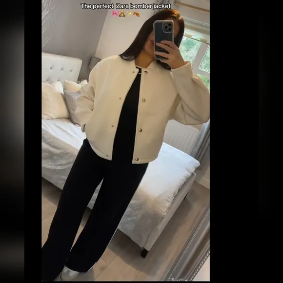 Zara  Soft Bomber Jacket  Size XXL
