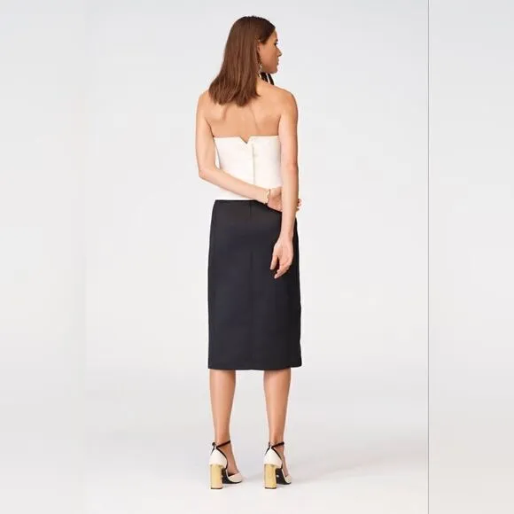 ZARA STUDIO CONTRAST CORSET STYLE DRESS LIMITED EDITION