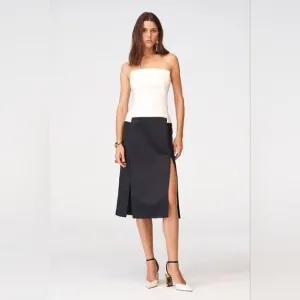 ZARA STUDIO CONTRAST CORSET STYLE DRESS LIMITED EDITION