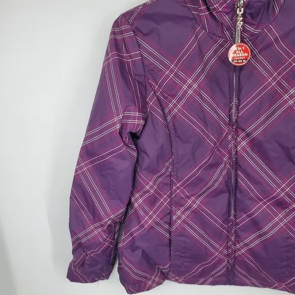 ZeroXposur Reversible Jacket Women Size Medium Purple